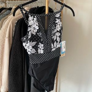 Swim solutions one piece swimsuit